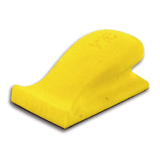 3M Hookit Handblok, geel, 70mm x 125mm Zacht, 05742