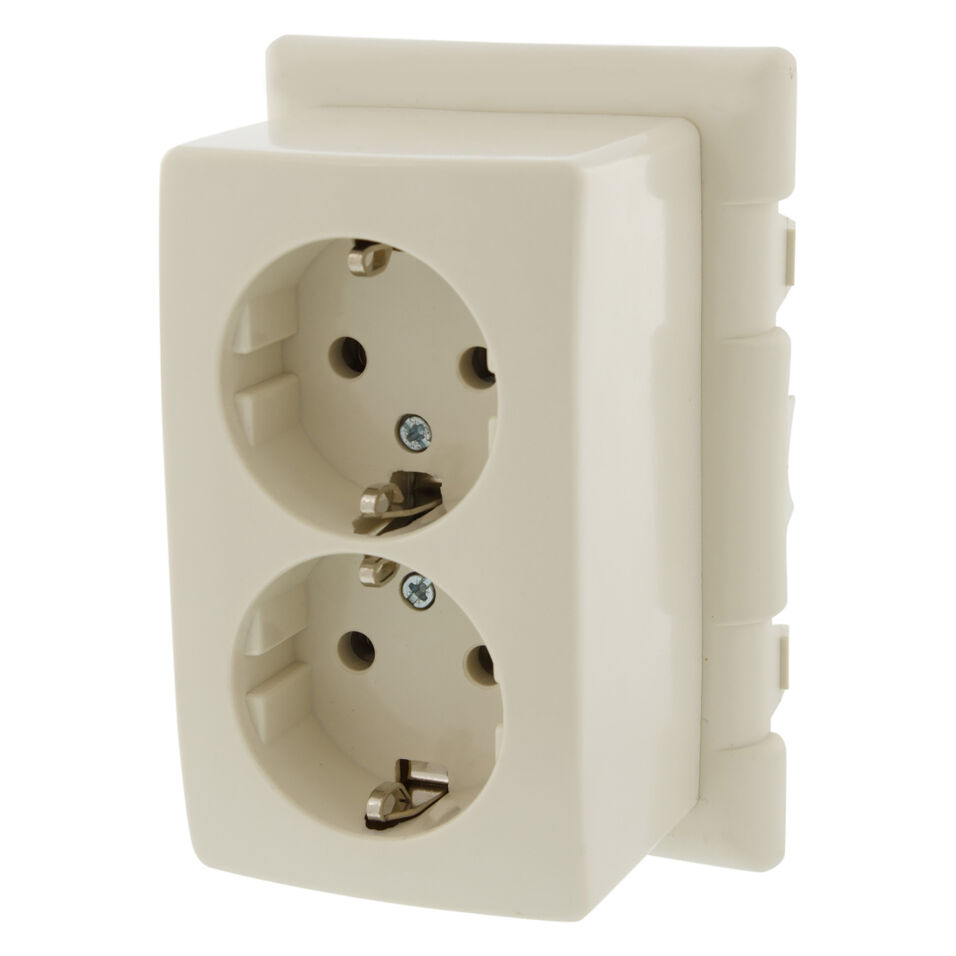 Product afbeelding Montagedeksel universele lasdoos 2-voudig