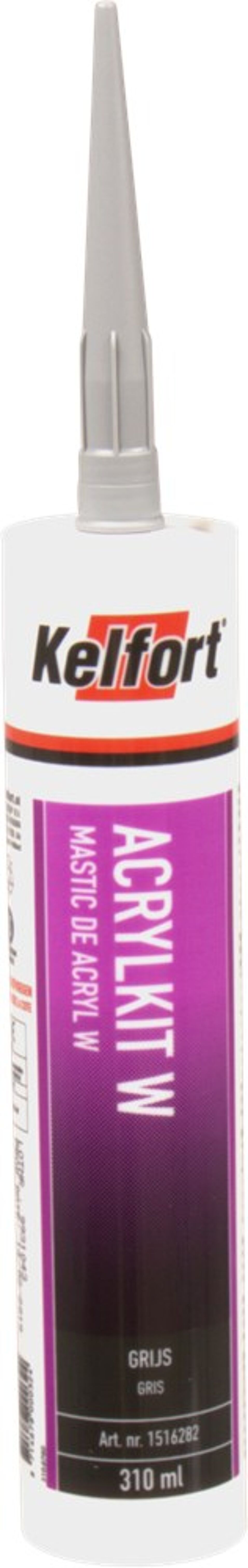 Product afbeelding Kelfort acrylaatkit grijs    310ml w