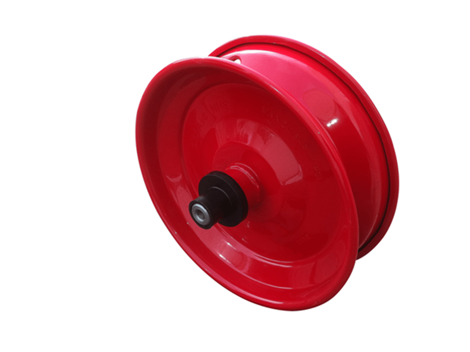 Product afbeelding Fort stalen velg     rood compleet