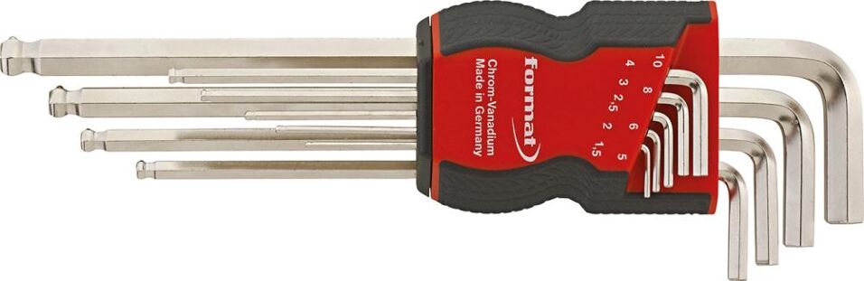 Product afbeelding Format inbusset 1,5-10mm 9-delig