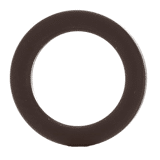 Nylon ring zwart                    14mm