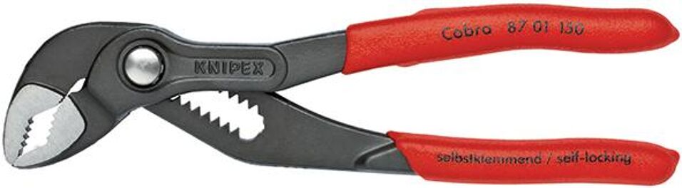 Product afbeelding Knipex Waterpomptang Cobra, met kunststof handgrepen 150mm