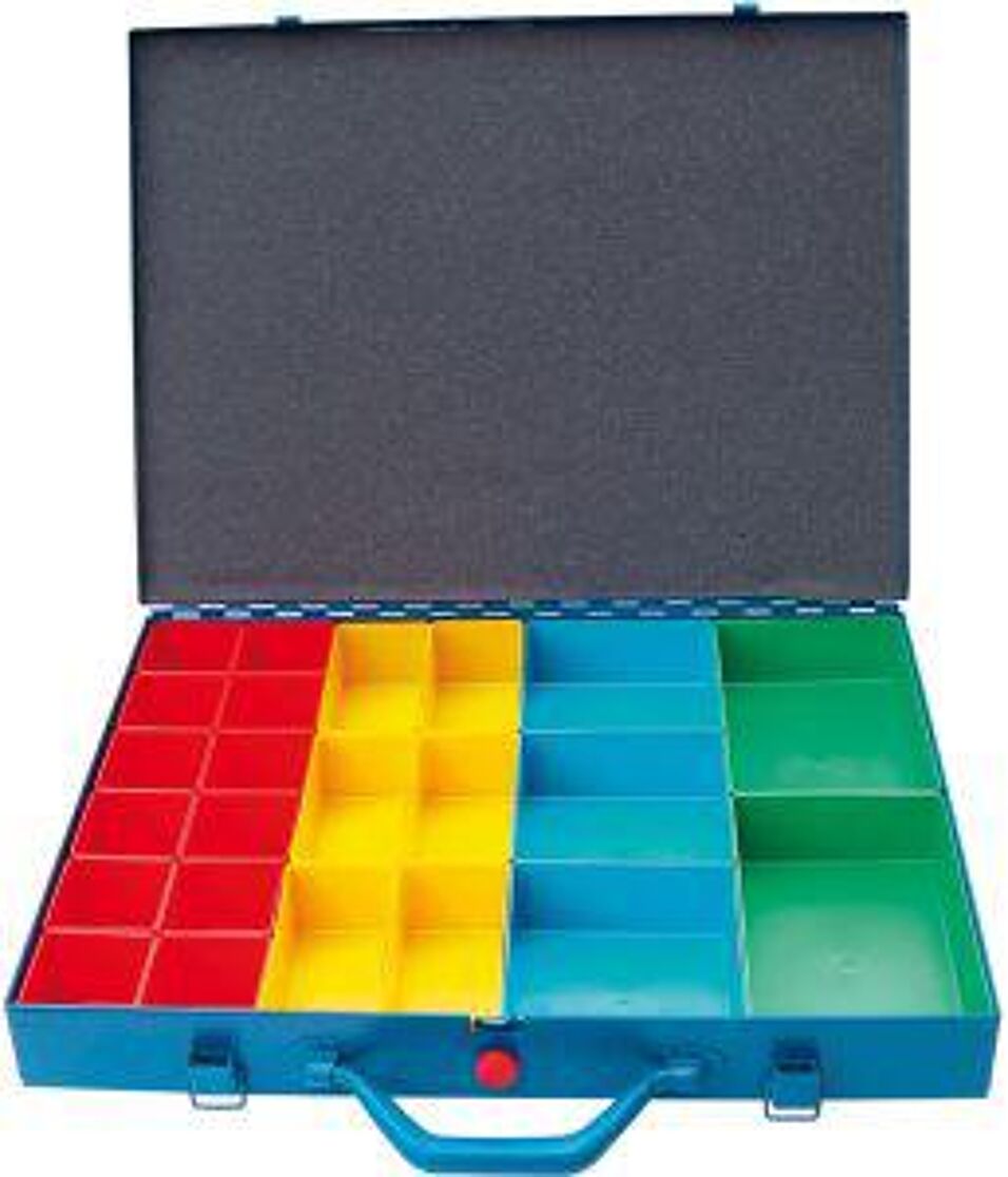Product afbeelding Assortimentskoffer metaal 23 bakjes