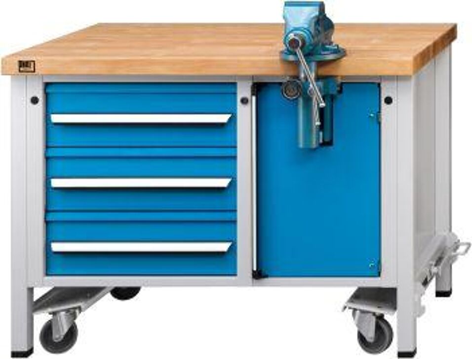 Product afbeelding Werkbank verrijdbaar 1270x700x50 3 laden