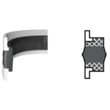 Zuigerafdichting PS-41  50x 34x18,4x6,35