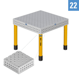 Demmeler opspantafel PL 1000x1000x850 mm