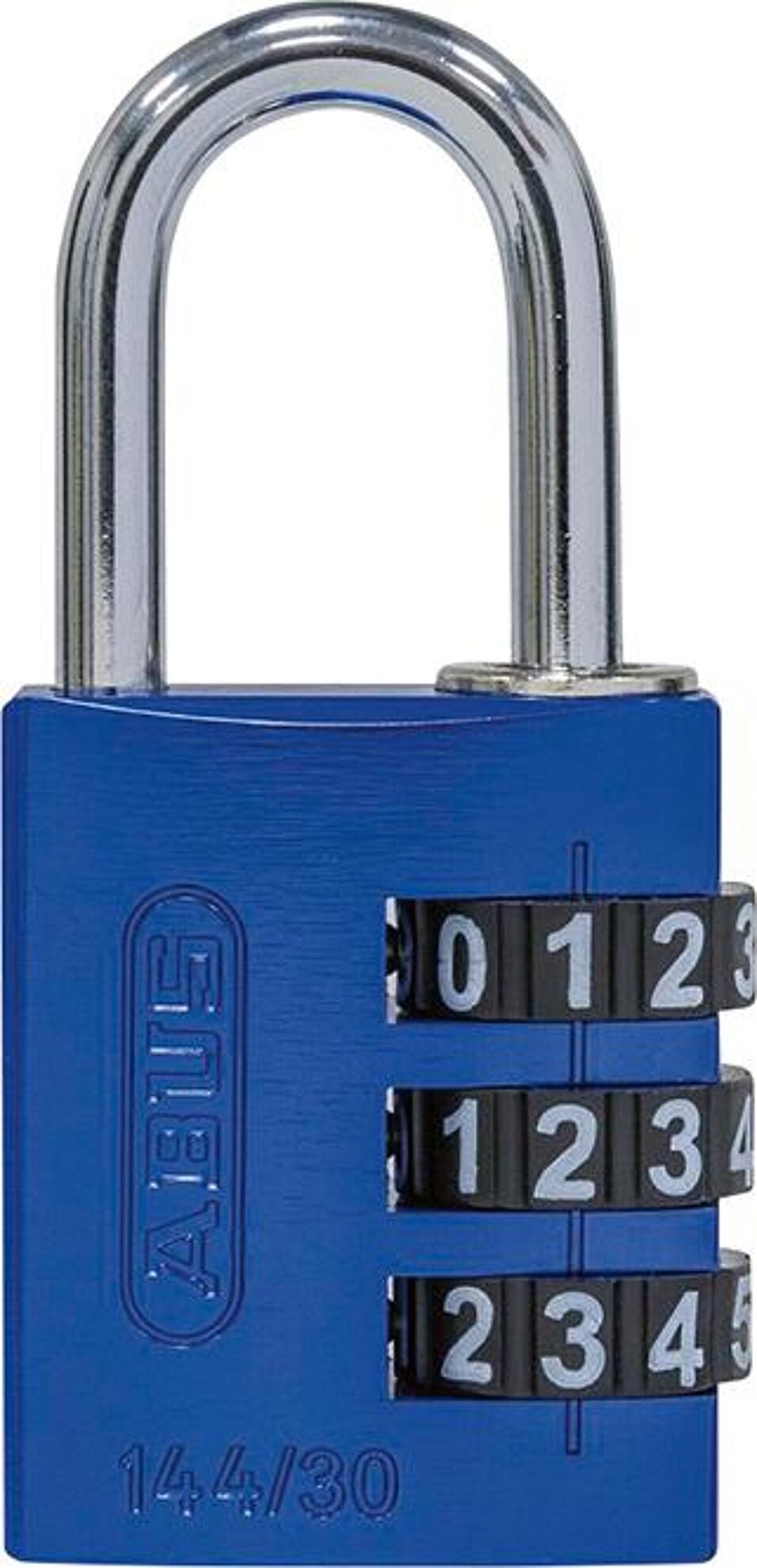 Product afbeelding ABUS hangslot cijfercode 144/30 blauw Lock-Tag