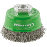 Format Komborstel Staaldraad RVS gegolfd 80mm