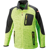 fortis softshell gebreid limezwart