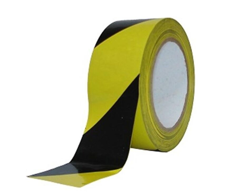 Product afbeelding Kelfort afzetlint geel/zwart 80mmx500m
