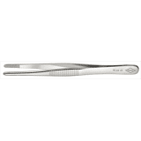 Knipex Precisie-pincet rond vernikkeld 120mm