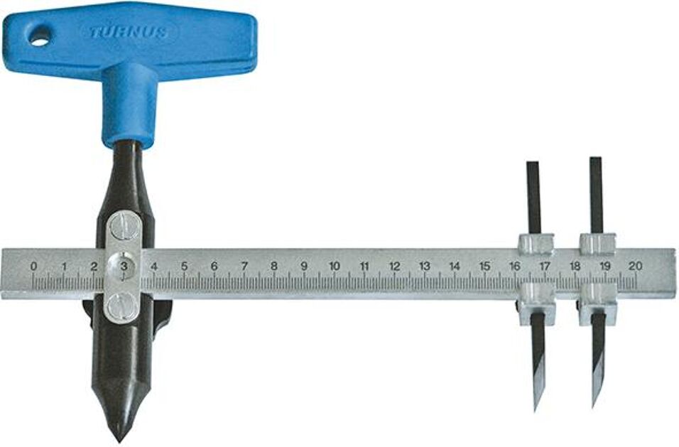 Product afbeelding Turnus Pakkingsnijder met 2 messen 600mm