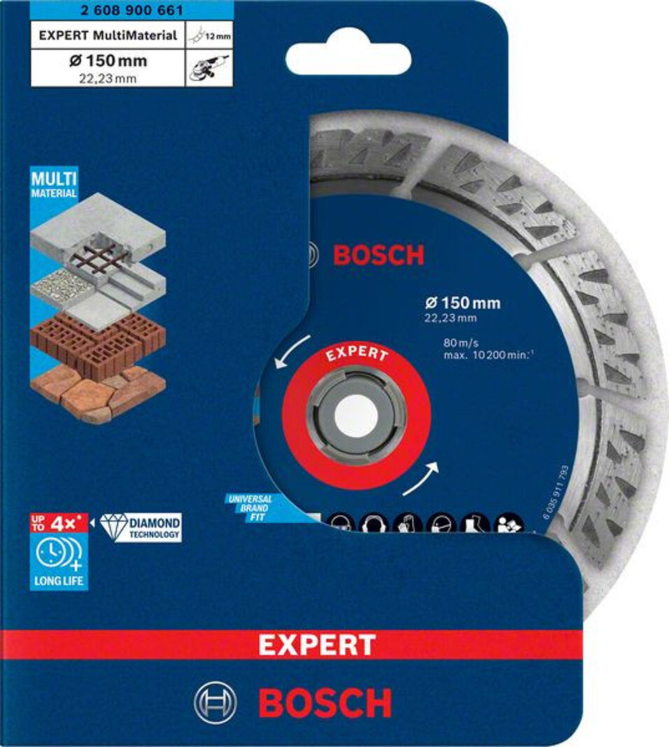 Product afbeelding Bosch diamantschijf mm     150