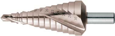 Format trappenboor spiraalgegroefd HSS 6-30mm