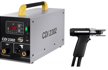 HBS stiftlasmachine CDI 2302 met laspistool C08