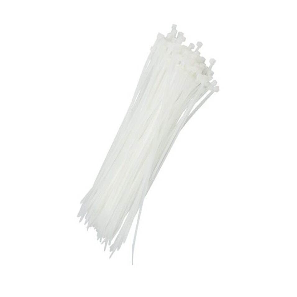 Product afbeelding Clark montagebandje wit 4.8x250 a 100 st.