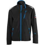 Fortis softshell jas 24 zwart/blauw    L