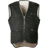 vest 100 katoen zwart