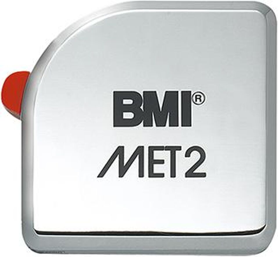 Product afbeelding BMI rolmaat MET, verchroomd 13mmx2m