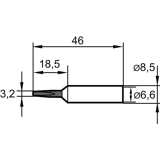 Ersa Reserve soldeerpunt SB plat 3,2mm