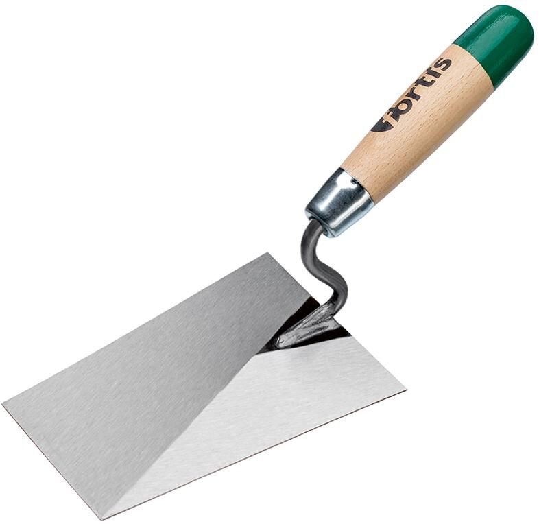 Fortis Stukadoorstroffel S-hals 160mm RVS