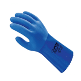 Handschoen Showa 660 long blauw pvc