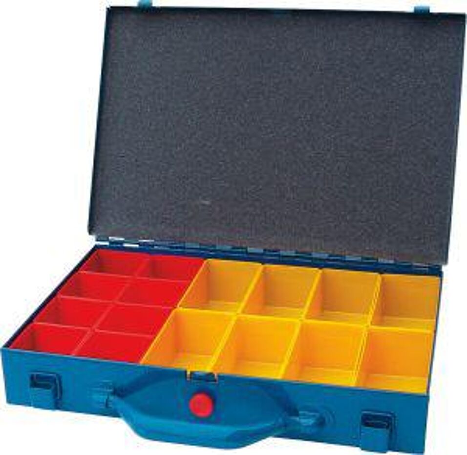 Product afbeelding Assortimentskoffer metaal 16 bakjes