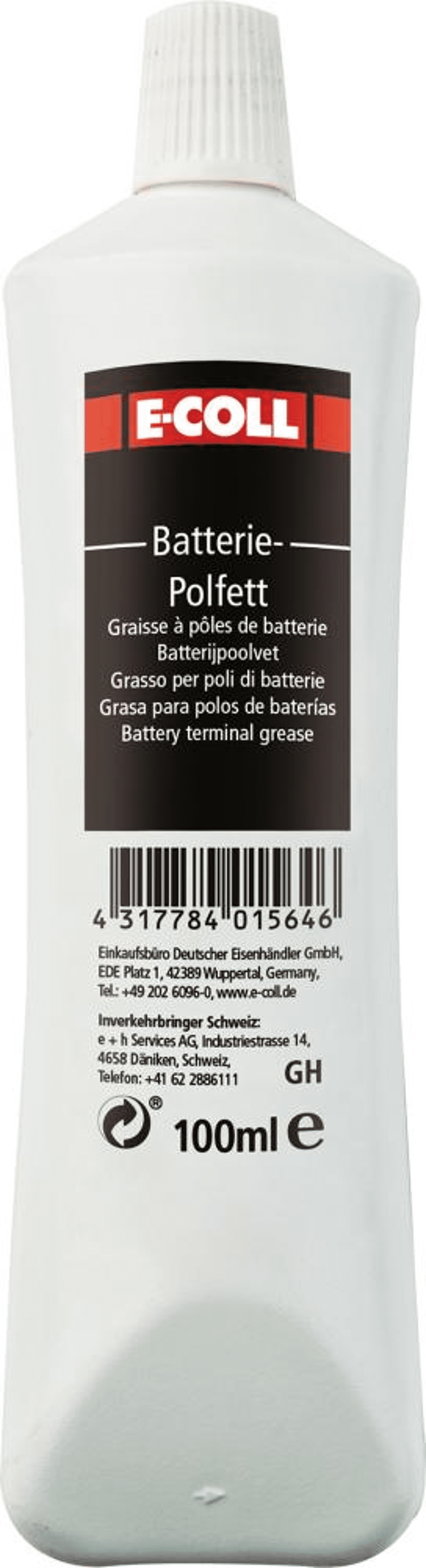 Product afbeelding E-Coll accupoolvet 100 ml