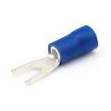 Kabelschoen,vork,blauw 3.7mm 663BLU-100, 1.5-2.5mm