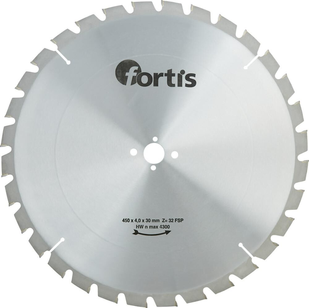 Fortis HW-cirkelz-blad 450x4,0 x30mm Z32 FF