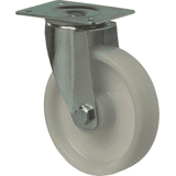 Zwenkwiel kunst. wit bev.pl. 150mm