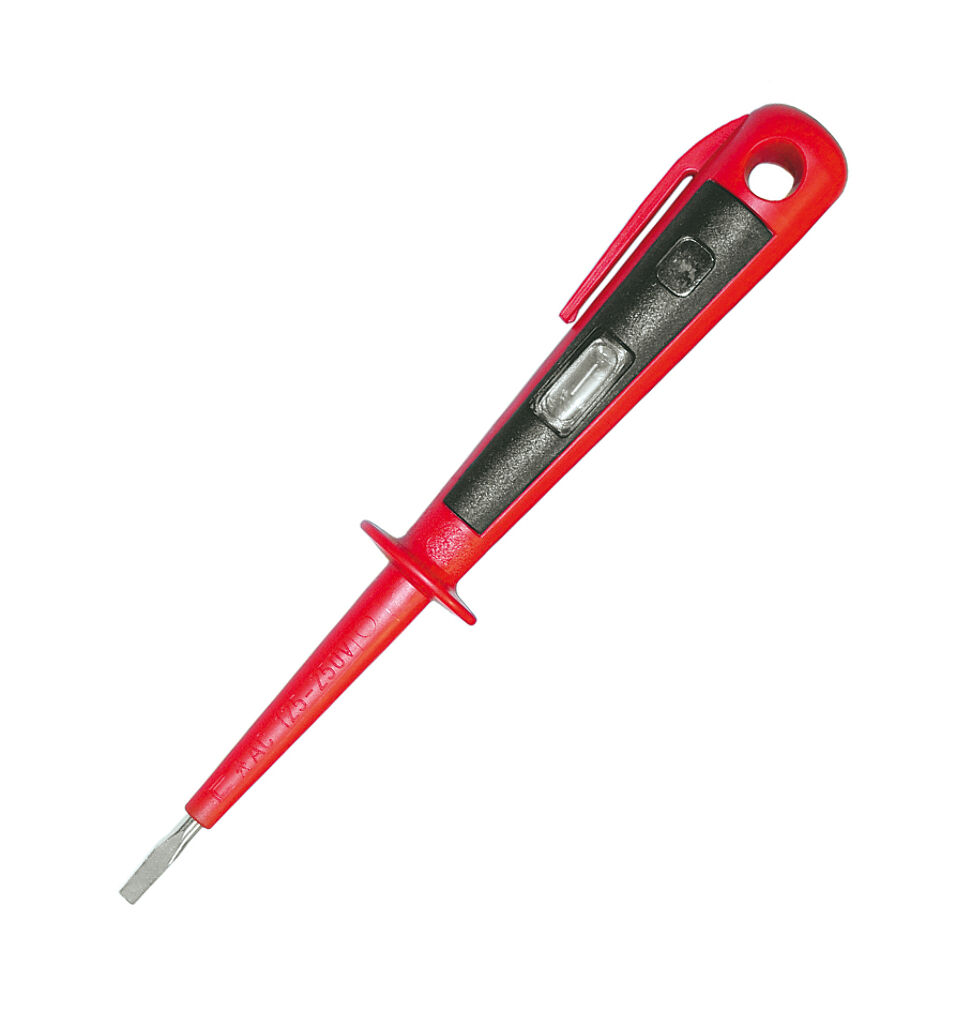Product afbeelding Brehmer Spanningstester Euro rood 150mm