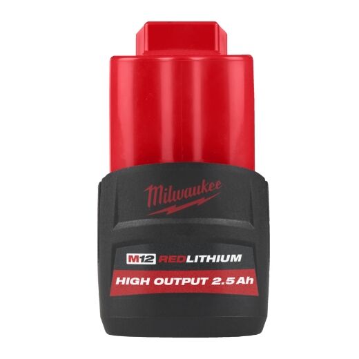 Milwaukee accu HB2.5 High Output   M12 HB2.5