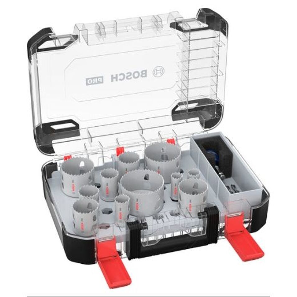 Product afbeelding Bosch gatzaagset Pro PC-Plus 14 delig, 20-22-25-32-35-40-44-51-60-68-76mm