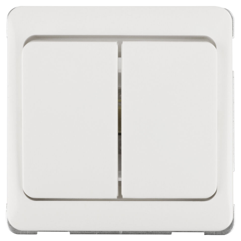 Product afbeelding Peha schakelaar polarwit inbouw serie