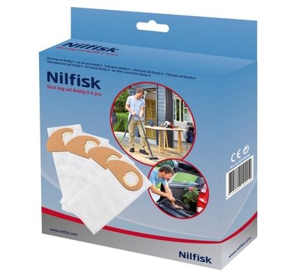 Nilfisk stofzakken buddy II 81943048 a-4st.