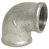 Knie 90gr. nr.90 verzinkt 1/4"