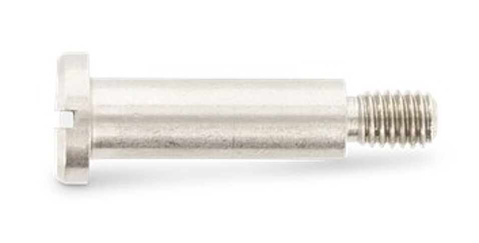 Product afbeelding Platkopschroef met gleuf en schouder DIN 923 Elvz - M8x8 mm