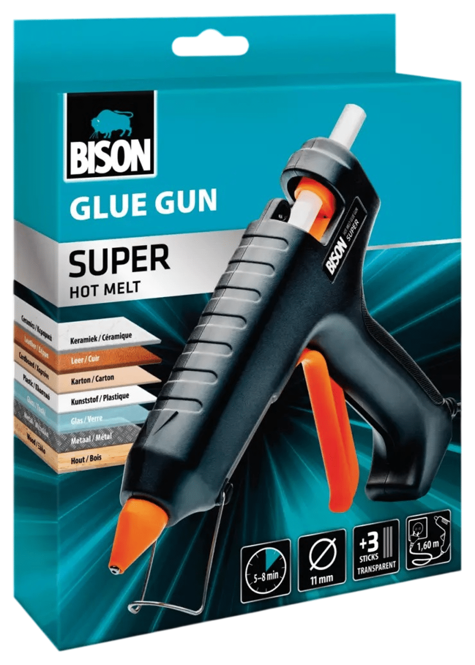 Product afbeelding Bison lijmpistool Super Hot