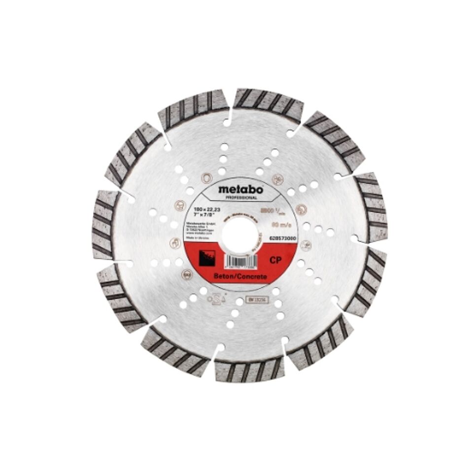 Product afbeelding Metabo diamantslijpschijf CP    180 x22,23