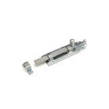 Plaatschuif verzinkt vlak model 20x 40mm