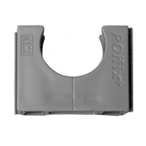 Polfix klemblok     grijs     1  / 25mm