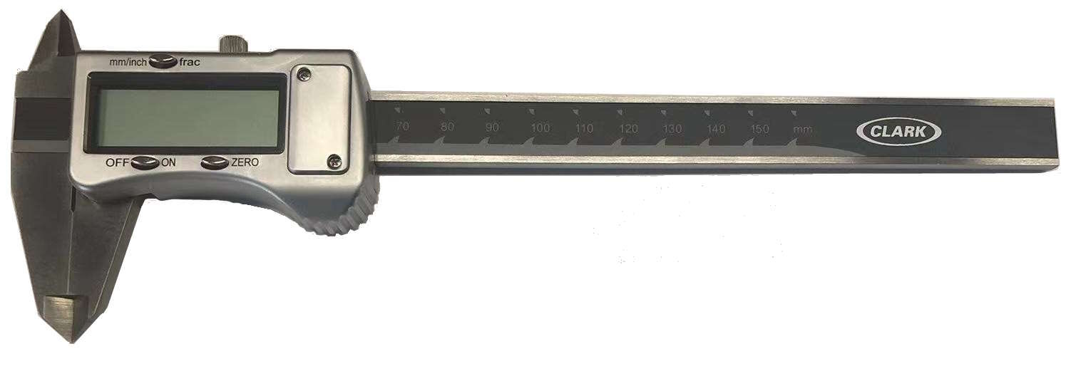 Clark digitale schuifmaat RVS              150mm