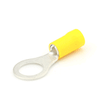 Kabelschoen,ring,geel 10.5 geisoleerd + bus, 2.5-6.0mm met bus