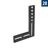 Demmeler platte winkelhaak   l500x375 mm