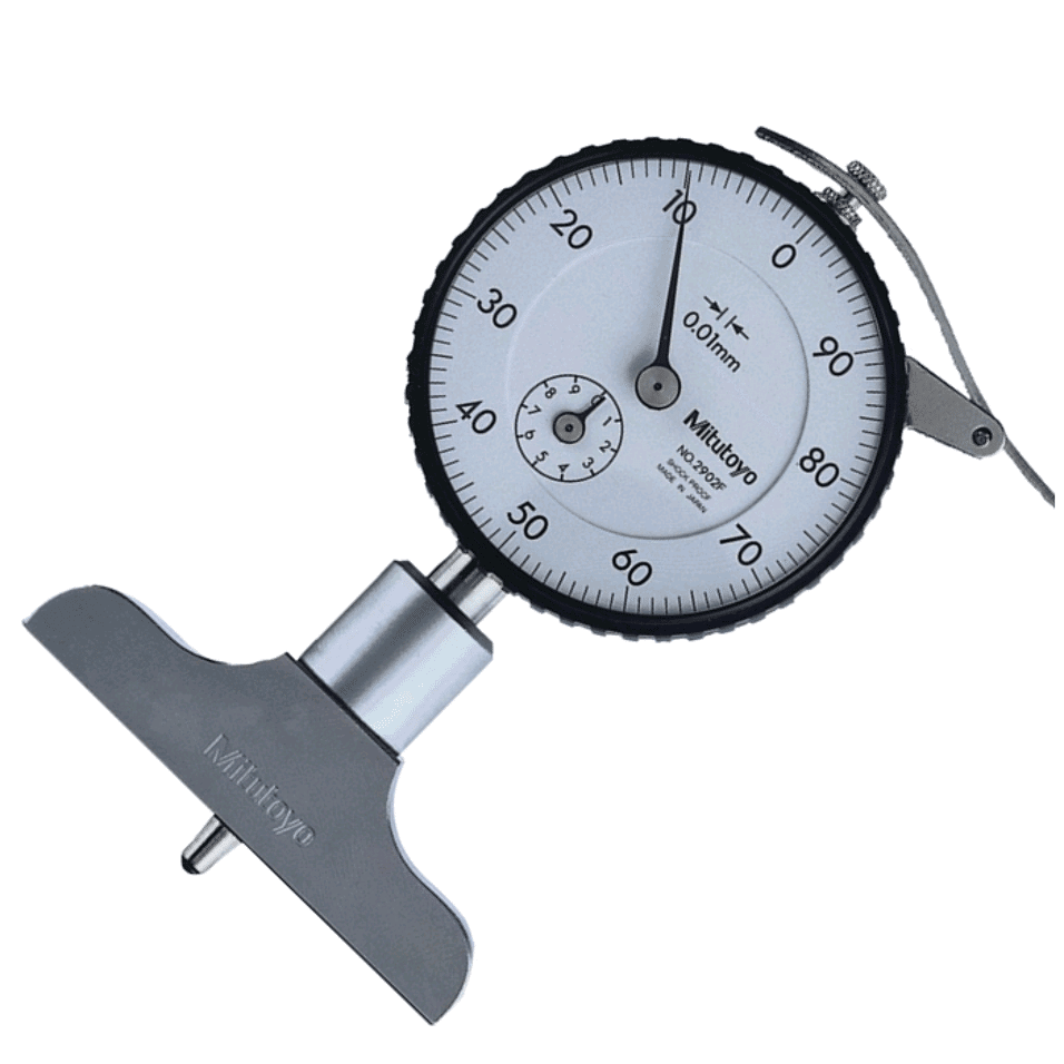 Product afbeelding Mitutoyo dieptemeter met meetklok 7211