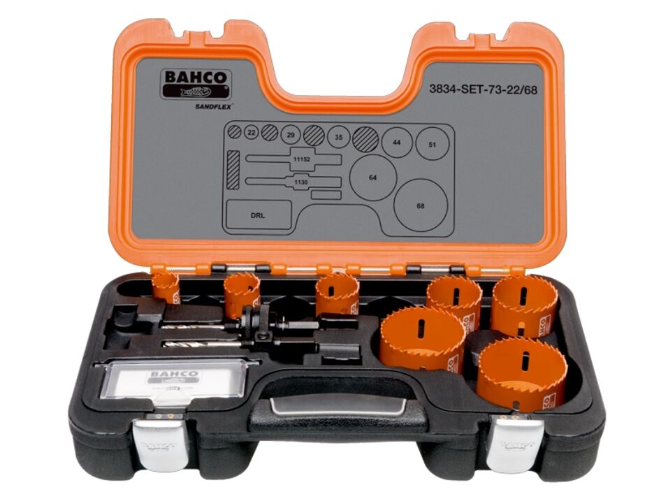 Product afbeelding Bahco gatzagenset 3834-SET-73-22/68