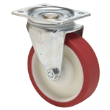 Colson zwenkwiel JTPU met topplaat 125 x 35mm 250kg