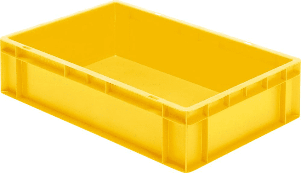 Product afbeelding Stapelbare transportbak 600x400x145 mm geel